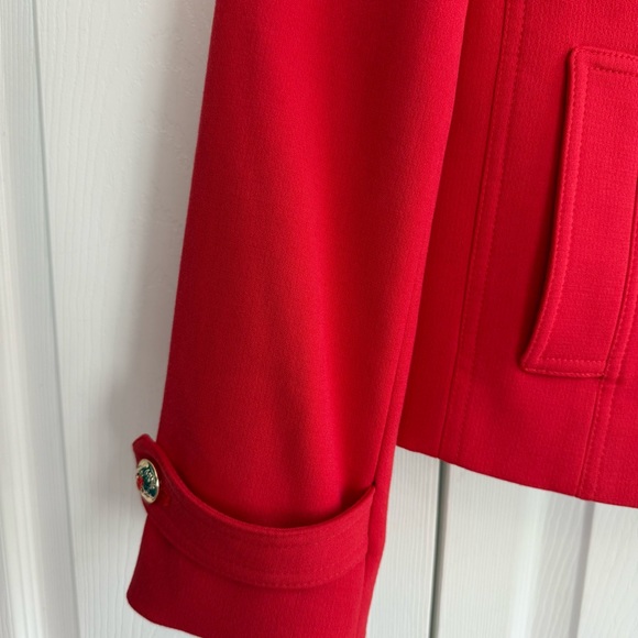 Tahari ASL Vibrant Red Short Blazer Size 6 - Picture 10 of 10